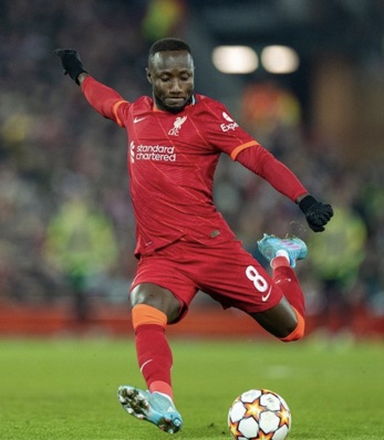 Naby Keita during the match.